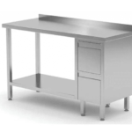WORK TABLE 1 Undershelf 200X70X90 Backsplash 2 Drawer - WT1U200SD2