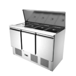 TECNOFRIGO Counter Chiller Italy 3 doors with open Salad bar no containers - TFS-903-STD