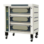 JMC-90RI-GAS OVEN 3 Deck 9 Trays WFC-309QI BIG GLASS DOOR