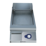 ELECTROLUX GRILL GAS FRYTOP SMOOTH HORIZONTAL PLATE 400 MM-BRUSHED CHROME - E9IINAAOMCA