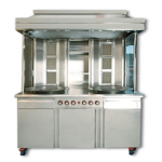 Shawarma on Cabinet 6 Burner local175X70X190 Burner without warranty - SHC6B17070