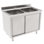 SINK ON CABINET 150X70X90 Middle Bowls2 - SOC15070MB