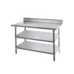 WORK TABLE 2 Under Shelf 140X70X90 Back Splash - WT2U140S