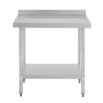 WORK TABLE WITH BACK SPLASH 80X70X85 2T-WT80