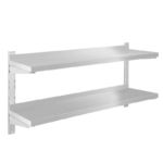WALL SHELF DOUBLE 128X40 - WSHD128