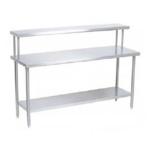 WORK TABLE 1 Under Shelf 160X70X85 Over Shelf 1 - WT1U160V1