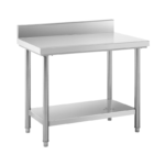 WORK TABLE 1 Undershelf 90X70X85 Backsplash - WT1U90S