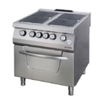 Ozti / Tecnolux 4 ELECTRIC HOT PLATES RANGE ON ELECTRIC OVEN ITALY - TFCE94 - OSOEF 8090