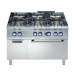 ELECTROLUX 6 BURNERS GAS RANGE ON OVEN