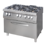 Ozti / Tecnolux   GAS COOKER 6 BURNER ON OVEN - TFCG96M