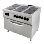 Ozti / Tecnolux  ELECTRIC 6 HOT PLATES COOKER ON OVEN - TFCE96M