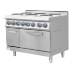 ALPHALUX ROUND ELECTRIC 6 HOT PLATE COOKER ON OVEN - AXEC-900-6RM