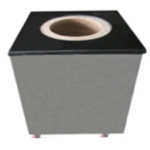 S S GAS TANDOOR WITH WHEELS & STEEL 70*70*90
