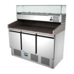 TECNOFRIGO PIZZA PREP STATION WITH SALAD BAR TOP TFPZ903/380